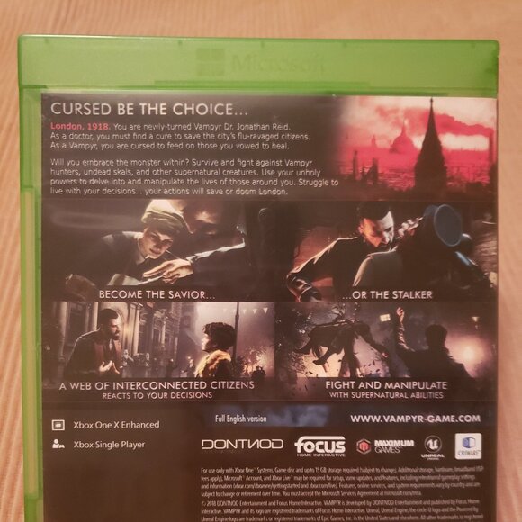 Vampyr for Xbox One - Picture 3 of 9